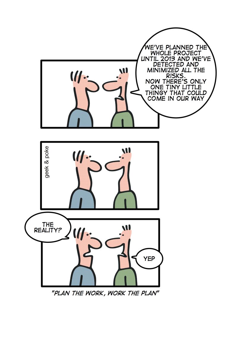 Comic - The Reality of Planning
